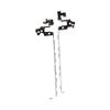fqparts Generic Laptop LCD Screen Hinges Set Shaft Axis Bracket for HP 14-dg0000 14-dg0001ng (5CT18EA) L&R view 1