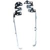 fqparts Generic Laptop LCD Screen Hinges Set Shaft Axis Bracket for HP Chromebook x360 11 G2 EE L&R view 1
