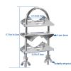 Eightwood Double Antenna Mast Clamp V Jaw Mounting Bracket U Bolts, 2 Sets view 4