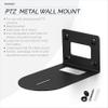 PTZ Camera Wall Mount Bracket Compatible with HuddleCam, Sony, AVIPAS, SMTAV, FOMAKO, PRISUAL & More, Universal Holder Shelf, by Brainwavz (Black) view 2