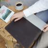Aartedesign Vintage Genuine Leather Sleeve case 13-inch MacBook Air M1 M2 m3 m4 A2337 A2179 A1932 (2018-2026) MacBook Pro M1 m2 m3 m4 (2016-2026) (Horizontal, Chocolate) view 3