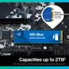 WD Blue SA510 250GB SATA SSD - SATA III 6 Gb/s, M.2 2280, Internal Solid State Drive, Up to 555 MB/s - WDS250G3B0B view 4