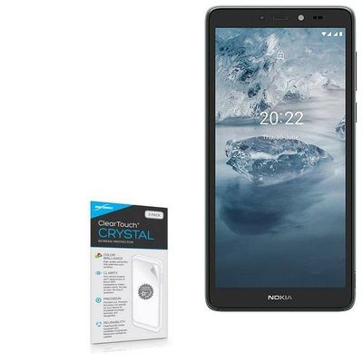 BoxWave Screen Protector Compatible with Nokia C2 2nd Edition (2022) - ClearTouch Crystal (2-Pack), HD Film Skin - Shields from Scratches