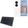 BoxWave Keyboard Compatible with Huawei P50 Pro (6.6) - SlimKeys Bluetooth Keyboard - with Backlight, Portable Slim LED 7 Colors - Jet Black view 1