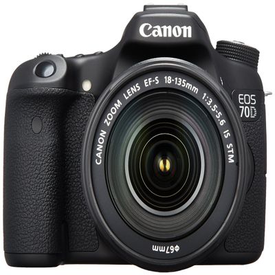 Canon EOS 70D Digital SLR Camera with 18-135mm STM Lens - International Version (Renewed)