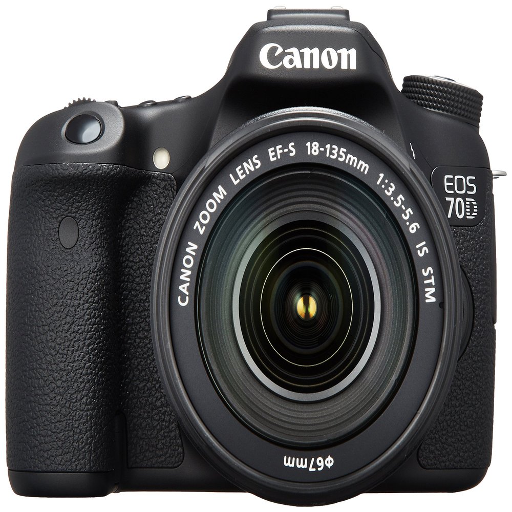 Canon EOS 70D Digital SLR Camera with 18-135mm STM Lens - International Version (Renewed)