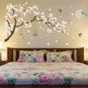 BWCXXZH Large White Flower Wall Stickers, 50"x74" Removable DIY Romantic Cherry Blossom Tree Wall Murals Peel and Stick 3D Wall Art Stickers Home Decor for Gilrs Bedroom Nursery Rooms Living Room view 4