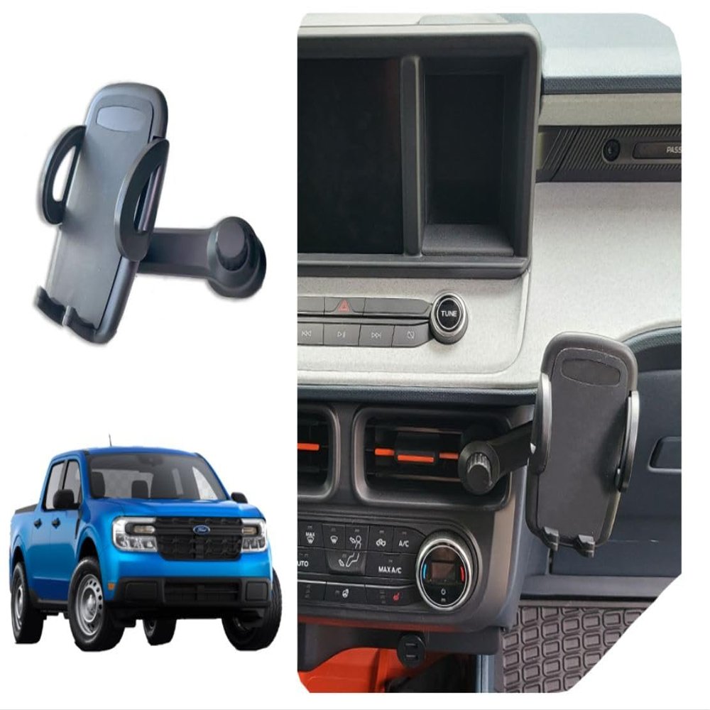 Air Vent Phone Mount Holder Compatible with Ford Maverick Dashboard 2021 2022 2023 2024 2025 | Many attachments to Choose from from Magnetic, Cradle, Fast Charging or Wireless or Apple Phones