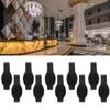 Dioche 10pcs RFID Wristband, RFID Bracelet RFID Wristband Silicone Bracelet IP68 ID Card Sauna Card Access Control Wristband for Hotel Swimming Pool Sauna Room (Black) view 2