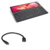 BoxWave Cable Compatible with Ficihp Mechanical Keyboard K1 - USB Expansion Adapter, Add USB Connected Hardware to Your Phone view 1