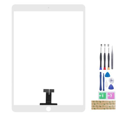 Jinyan Touch Screen for i-Pad pro 10.5 2017 A1701 A1852 A1709 Digitizer Touch Screen Outer Screen Glass Replacement (White)
