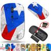 maizi Cordless Mouse for PC MacBook Notebook Computer, Cordless Mice Image ID: 31045928 Puerto Rico Flag with 2.4G Portable with USB Receiver Printed in USA view 1