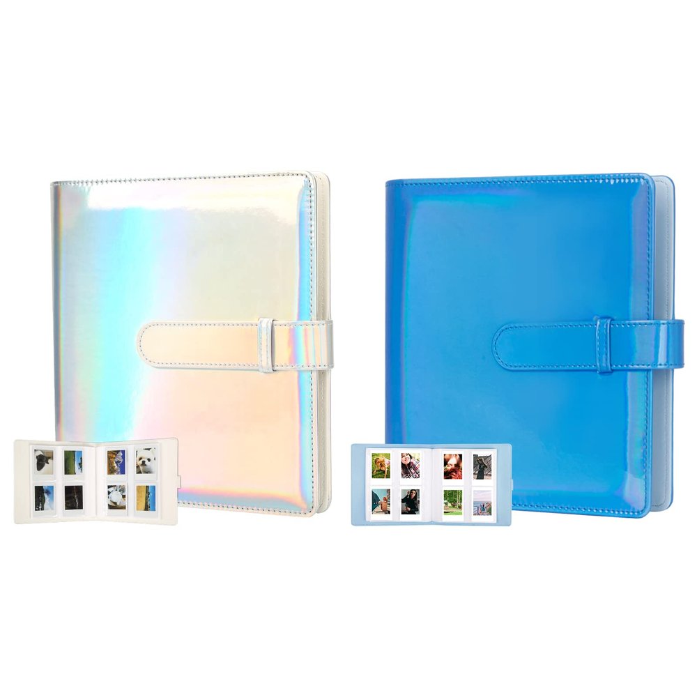 2Packs 256 Pockets Photo Album for Fujifilm Instax Mini LiPlay 11 90 70 50S 26 25 9 8+ 8 7S Instant Camera/Mini Link SP-1 Printer, Polaroid Snap SnapTouch PIC-300 Z2300 Mint Zip Instant Camera Printer