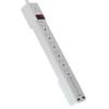 Comzon Surge Protector 6 Outlets Power Strip with 2 USB Ports, 2.4A, 360 Degree Flat Rotating Plug, EMI/RFI Noise Filter, White, 6 Foot Power Cord view 4