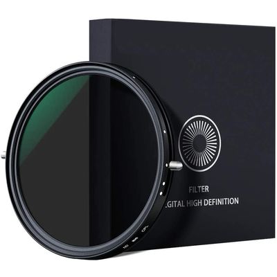 77mm Variable Fader ND2-ND32 ND Filter & CPL Circular Polarizing Filter (Alternative to Tiffen 77VND)