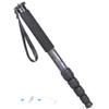 Carbon Fiber Camera Monopod INNOREL RM325C Professional Portable Compact Lightweight Travel 5-Section Monopod for Canon Nikon Sony DSLR Camera Video Camcorder DV Photography Bracket Load 26lbs/12kg view 1