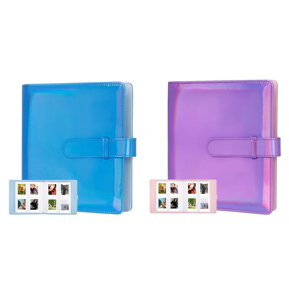 2Packs 256 Pockets Photo Album for Fujifilm Instax Mini LiPlay 11 90 70 50S 26 25 9 8+ 8 7S Instant Camera/Mini Link SP-1 Printer, Polaroid Snap SnapTouch PIC-300 Z2300 Mint Zip Instant Camera Printer