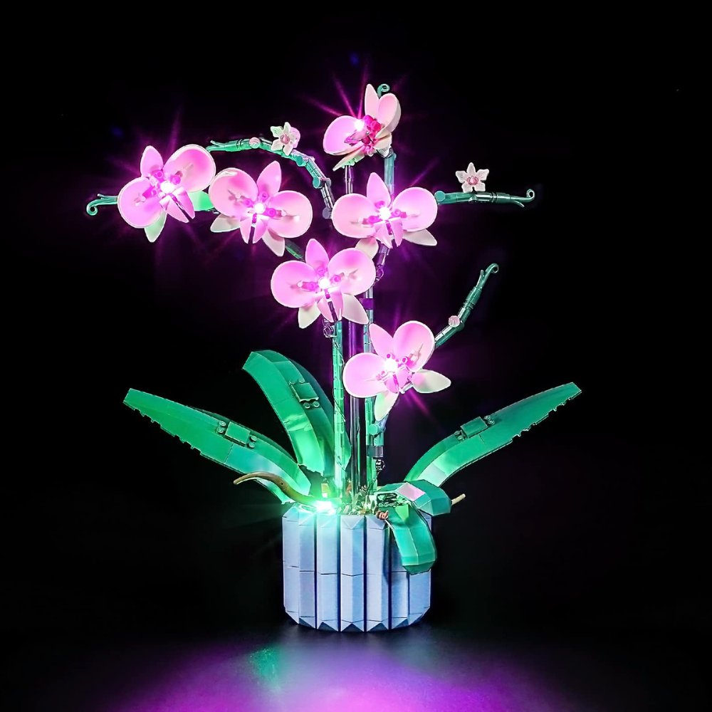 YEABRICKS LED Light Kit for Lego - Creator Orchid Building Blocks Model, LED Light Set Compatible with 10311(Lego Set NOT Included)