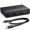 UGREEN HDMI Splitter 1 in 2 Out 4K@60Hz HDMI Splitter for Dual Monitors with 1.7FT HDMI Cable Support HDCP 2.2 3D HDR EDID HDMI Adapter Only Mirror Screen Compatible with TV Monitor Projector PS5 view 4