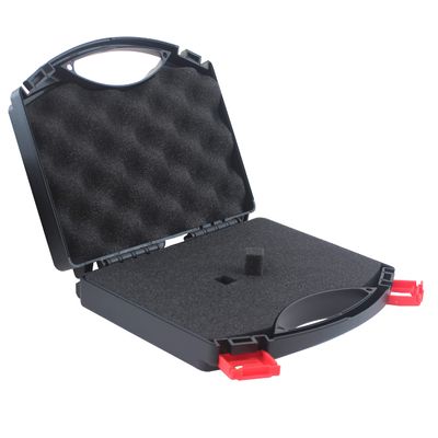 AOOCY Small Plastic Case with Foam - Hard Carrying Briefcase with Pluck Foam Interior, Padded Protection for Storage, Kids Boss Baby Toys, Black, Outer Size: 9 x 7.7 x 2.2