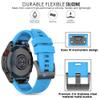 Gheper Silicone Watch Band Compatible with Garmin Fenix 7/Fenix 6 Pro/Fenix 5 Plus/935/945/Descent G1/EPIX Gen 2/Instinct Quick Fit Replacement Wristband Strap Bracelet Accessory for Women Men view 2