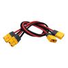 3PCS XT60H Plug Extension Cable XT60H Plug Male Connector to XT60H Plug Female Connector Wire Adapter with 11.8inch 14awg Silicone Wire view 2