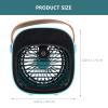 Operitacx 1set Compact Usb Air Cooler Fan Speeds Desk Fan for Office Dormitory and Home Use Low Noise and Efficient Cooling view 2