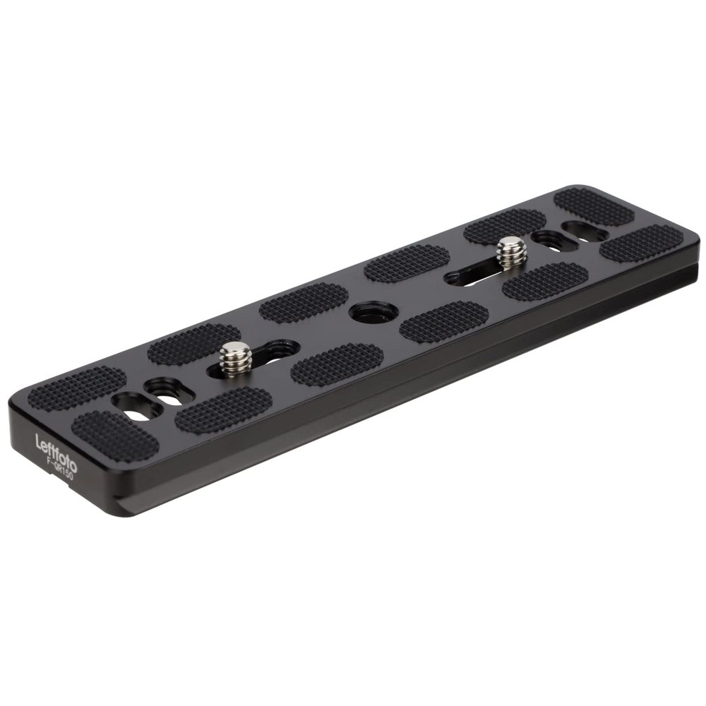 Quick Release Plate,150mm Universal Camera QR Plate,Quick Shoe Plates with Two 1/4" Screw Fits Arca Swiss Standard Clamp for DSLR Camera Tripod Ballhead