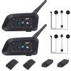 MIMIRACLE V6 Pro Motorcycle Helmet Bluetooth Headset, Up to 6 Riders 2-Way 1200M IP65 Waterproof Wireless Motorbike Communication System for Dirt Bike/ATV/Off Road view 1