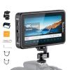 Desview R5II Camera Monitor 5.5 inch 1920 * 1080 IPS Full Touch Screen 4K HDMI HDR 3D LUT On-Camera Field Monitor with Hot Shoe Mount and Sunshade for Canon Sony Panasonic DSLR Camera BMPPC 4K view 1