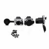 HangTon 3pcs Waterproof RJ45 Connector Ethernet Cat5e Socket Chassis Panel Mount Right Angle Female Receptacle Feedthrough Extension view 1