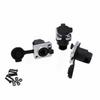HangTon 3pcs Waterproof RJ45 Connector Ethernet Cat5e Socket Chassis Panel Mount Right Angle Female Receptacle Feedthrough Extension view 2