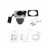 HangTon 3pcs Waterproof RJ45 Connector Ethernet Cat5e Socket Chassis Panel Mount Right Angle Female Receptacle Feedthrough Extension view 3
