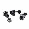 HangTon 3pcs Waterproof RJ45 Connector Ethernet Cat5e Socket Chassis Panel Mount Right Angle Female Receptacle Feedthrough Extension view 4