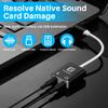 ElloGear USB Type C Audio Adapter with 2 3.5mm Input and Output Jacks, Add an External Stereo Sound Card to PC, Mac with Speaker and Microphone Jack view 4