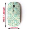2.4G Wireless Mouse with Cute Pattern Design for All Laptops and Desktops with Nano Receiver - Beautiful Middle Eastern Tile view 2