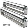 2" Diameter Heavy Duty Roller with Bracket Set - 17" Long for Transporting Such as Foating Fishing Boats, Kayaks, Rafts and so on - Pack of 2 view 1