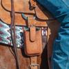 Martin Saddlery Smart Phone Holder, Chestnut Roughout view 2