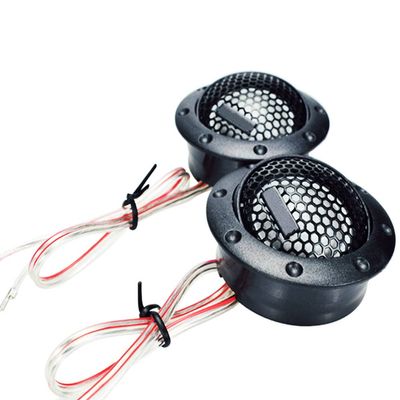 Amzmall 1-Inch 360 Watt Max Power Elite Neodymium Dome Tweeters, Car Stereo Speakers Music Soft Dome Balanced Car Tweeters 360W, Pair