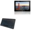 BoxWave Keyboard Compatible with Fusion5 FWIN232 PRO - SlimKeys Bluetooth Keyboard - with Backlight, Portable Slim LED 7 Colors - Jet Black view 1