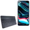 BoxWave Keyboard Compatible with Realme Q3t - SlimKeys Bluetooth Keyboard, Portable Thin with Chiclet-Style Keys - Jet Black view 1