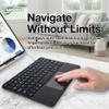 BoxWave Keyboard Compatible with Polycom Touch Control (7 in) - SlimKeys Bluetooth Keyboard with Trackpad, Portable Slim TouchPad - Jet Black view 3