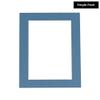 16x20 Mat Bevel Cut for 12x16 Photos - Acid Free Steel Blue Precut Matboard With Backing Board and Crystal Clear, Self Seal Photo Mat Bag - For Pictures, Photos, Framing - 4-ply Thickness view 2