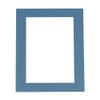 16x20 Mat Bevel Cut for 12x16 Photos - Acid Free Steel Blue Precut Matboard With Backing Board and Crystal Clear, Self Seal Photo Mat Bag - For Pictures, Photos, Framing - 4-ply Thickness view 3