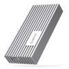 ORICO 40Gbps NVMe SSD Enclosure, M.2 to USB-C Adapter for NVMe M-Key 4TB SSD 2280, Aluminum M2 External SSD Case, Compatible with Thunderbolt 3/4 USB3.2/3.1/3.0/Type-M234-Silver view 1