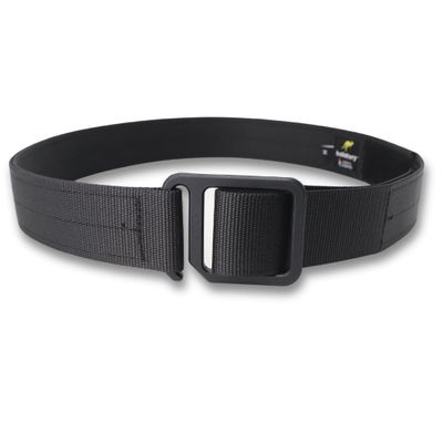Holstery Modbelt | Modular EDC Tool Belt - 1.75 Inch Adjustable Black MIL-SPEC Nylon with Black Metal Buckle (Small)