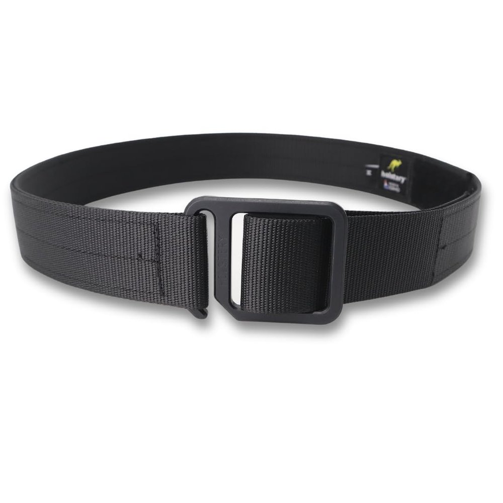 Holstery Modbelt | Modular EDC Tool Belt - 1.75 Inch Adjustable Black MIL-SPEC Nylon with Black Metal Buckle (Small)