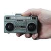 New Wave Toys M90 Micro Blaster Replica Boombox Portable Wireless Bluetooth Speaker with 40 Inch Silver Necklace Chain, Dual 6W Micro Speakers, 20 Hour Playtime view 2