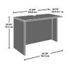 OfficeWorks by Sauder Affirm 42'' Commercial Return for Executive Desk, L: 23.47'' x W: 45.16'' x H: 29.29'', Noble Elm view 3