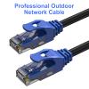 150FT Cat6 Outdoor Ethernet Cable, In-Ground, Heavy Duty Direct Burial, 24AWG CCA Patch Cord, POE, UTP, Waterproof, LLDPE UV Resistant, Network, Internet, LAN, Cat 6 Cable 150 Feet with 25 Cable Ties view 2